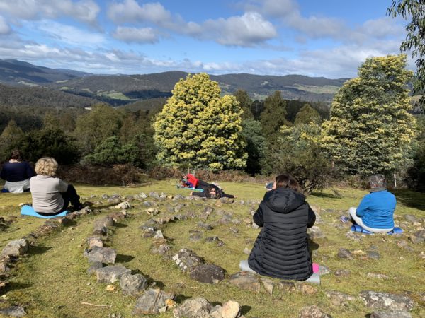 forest bathing at a hobart health retreat
